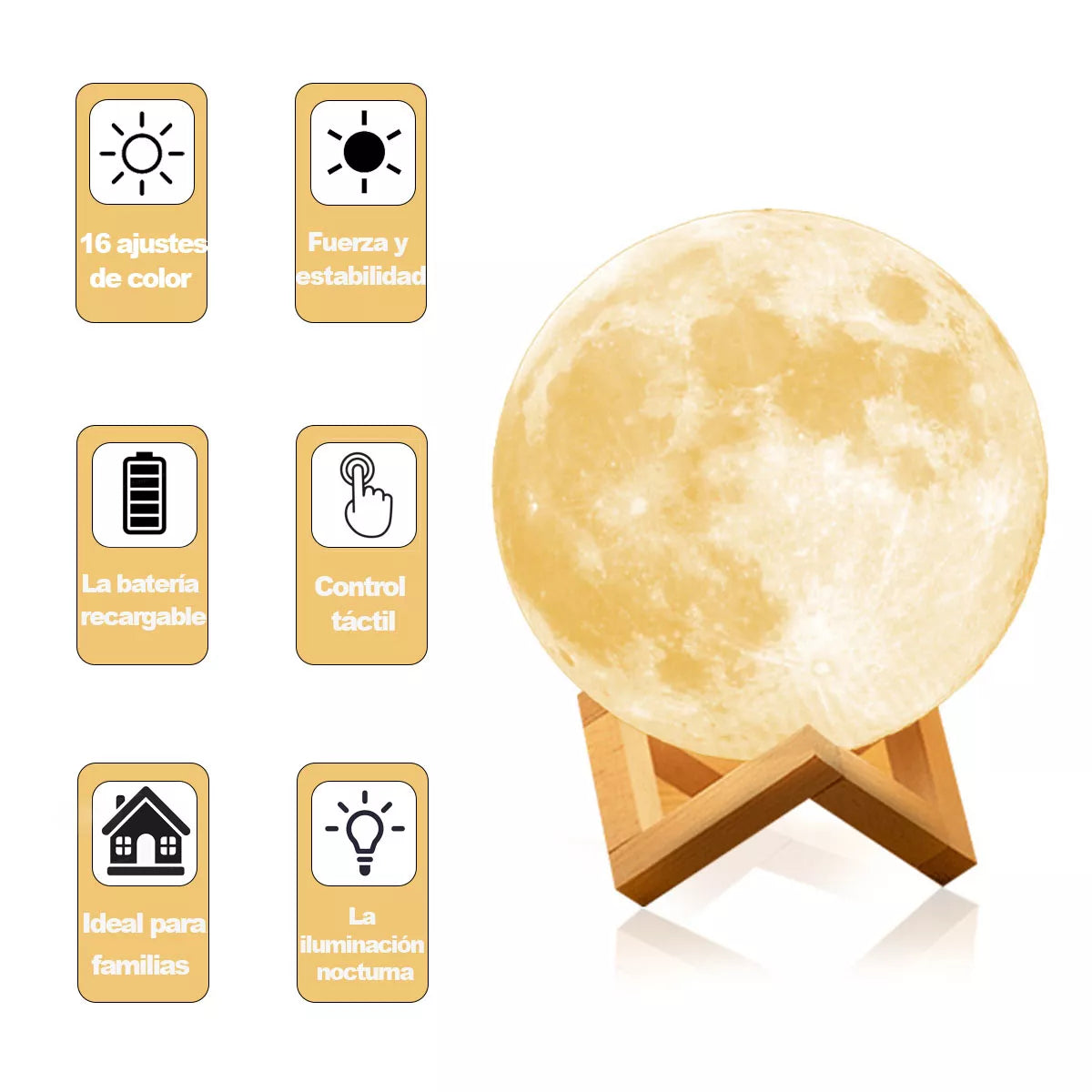 Lampara LUNA Personalizada