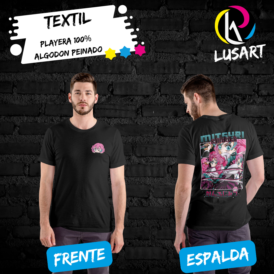 Playera 100% Algodón Peinado Mitsuri