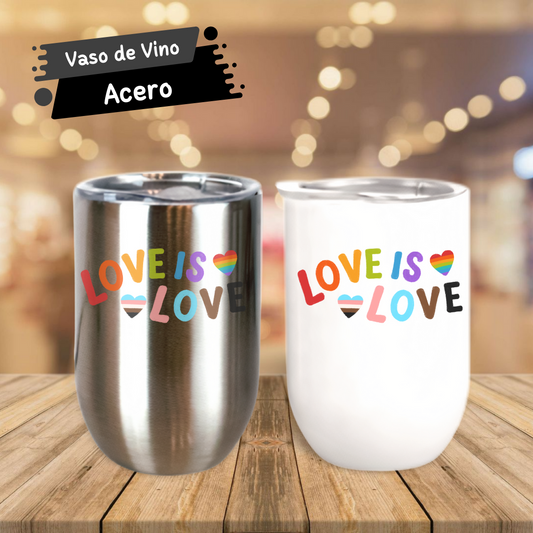 Vaso de Vino 350ml de Acero