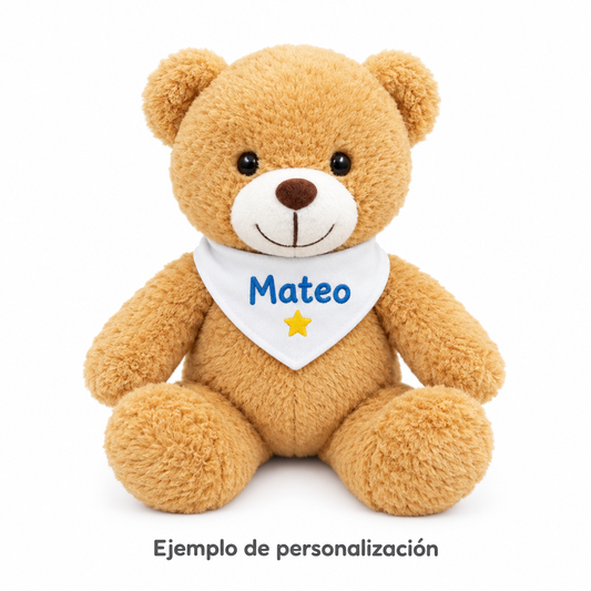Oso Ted personalizado con Mateo