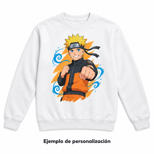 Sudadera personalizada con Naruto