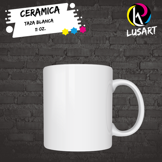 Taza Blanca de 11 Oz