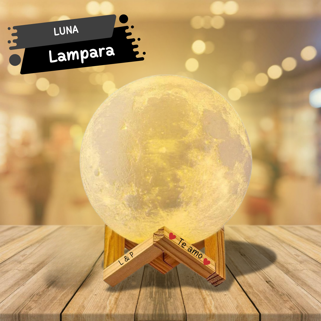 Lampara LUNA Personalizada