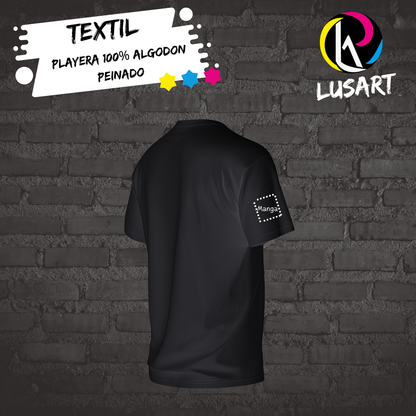 Playera 100% Algodón Peinado (Personalizada DTF)