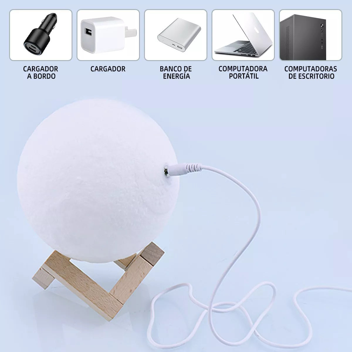 Lampara LUNA Personalizada