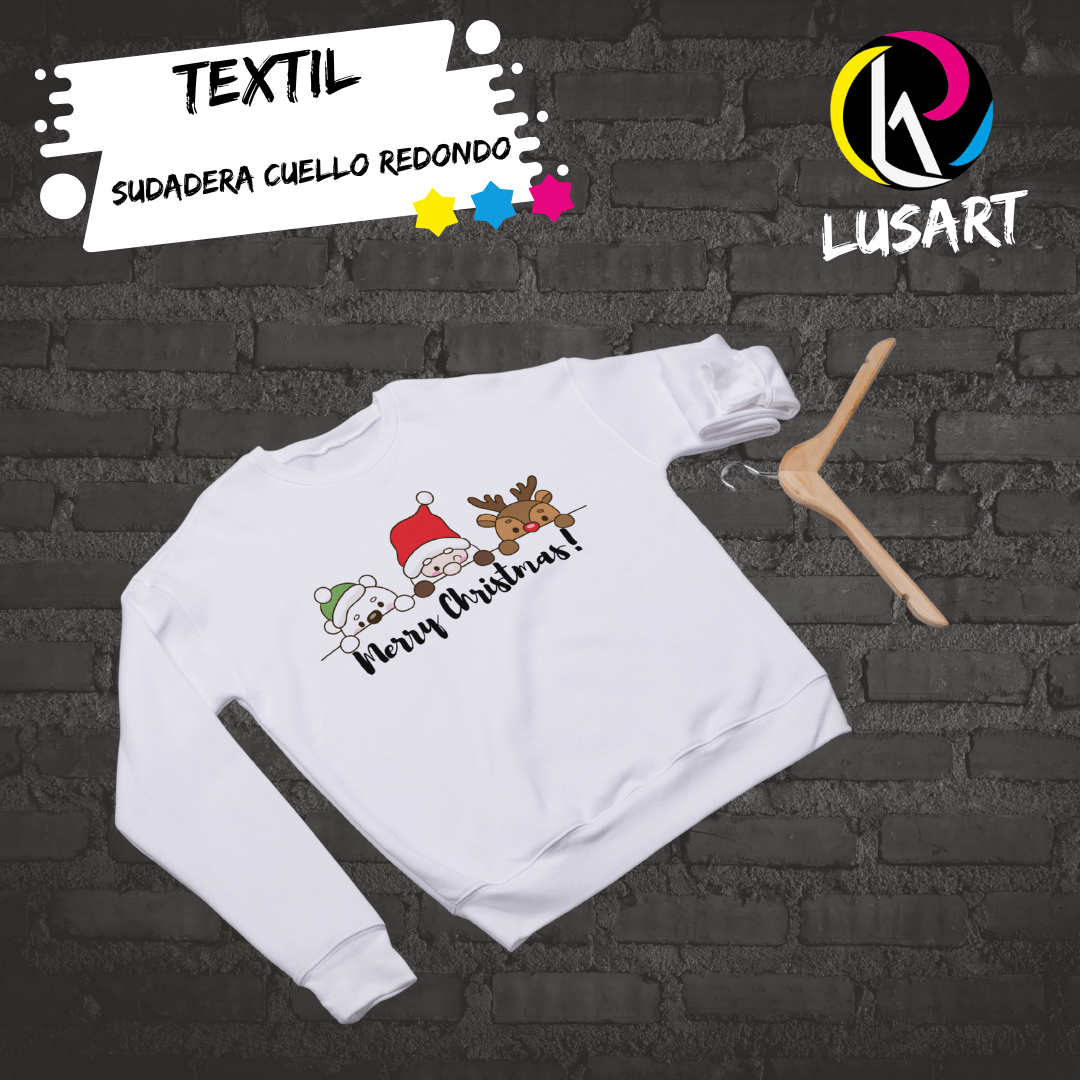 Sudadera Cuello Redondo