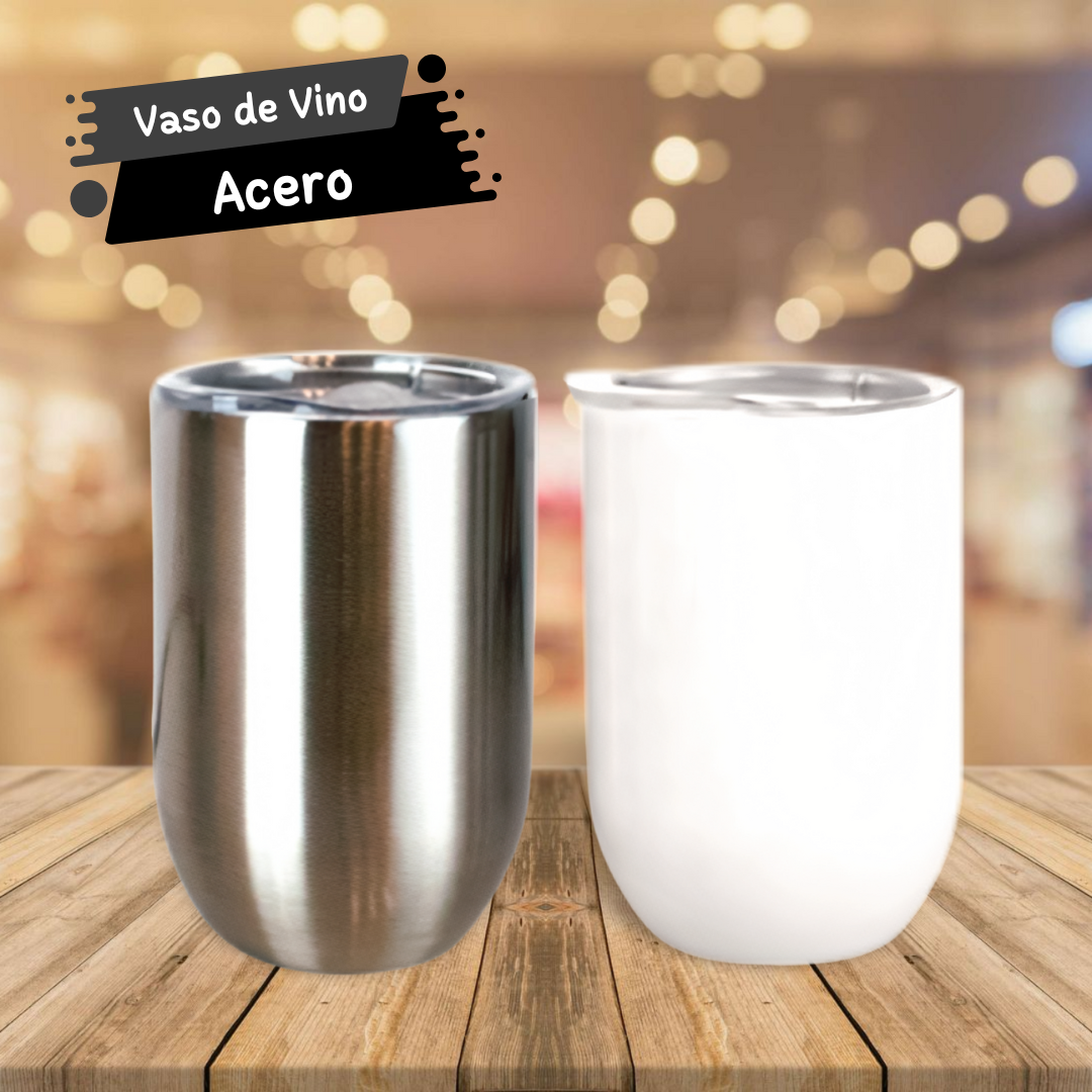 Vaso de Vino 350ml de Acero