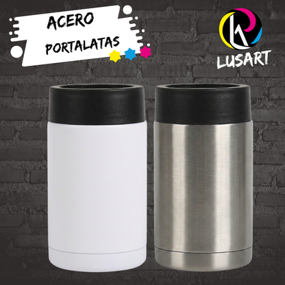 Portalatas de Acero