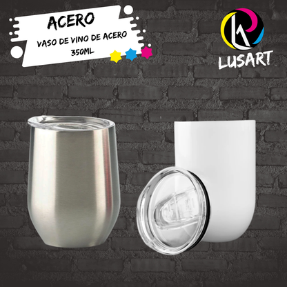 Vaso de Vino 350ml de Acero