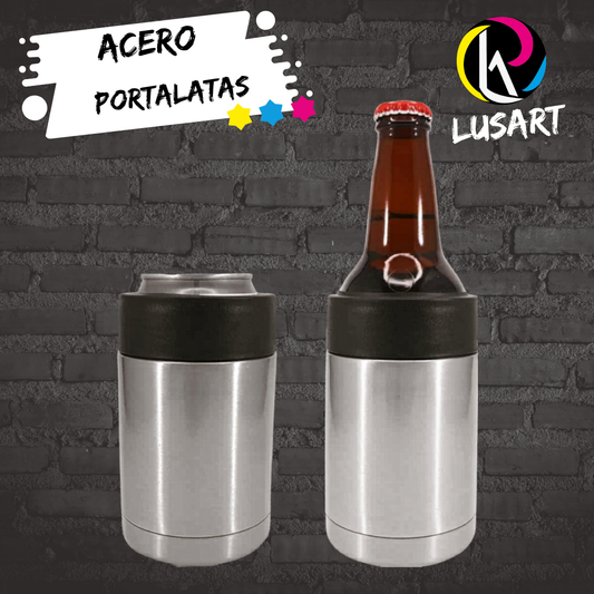 Portalatas de Acero
