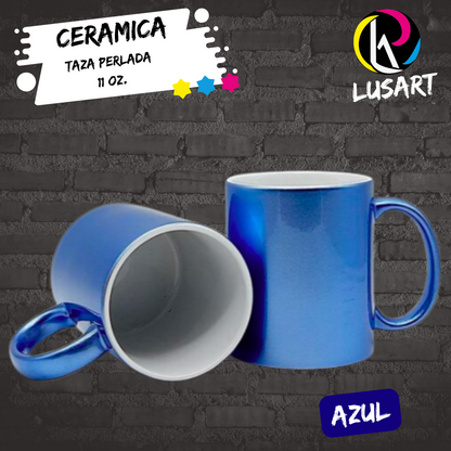 Taza Perlada de 11oZ Personalizada