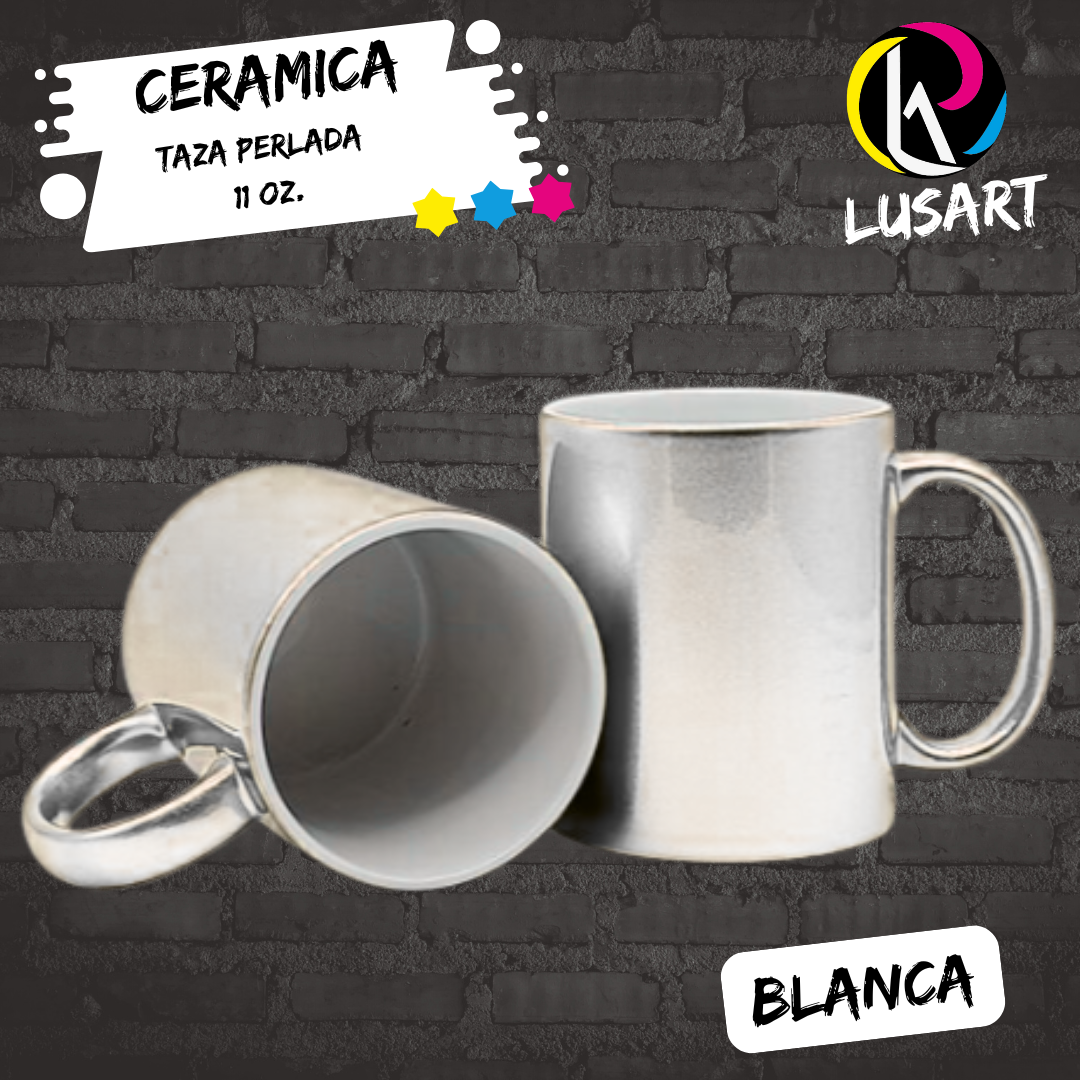 Taza Perlada de 11oZ Personalizada