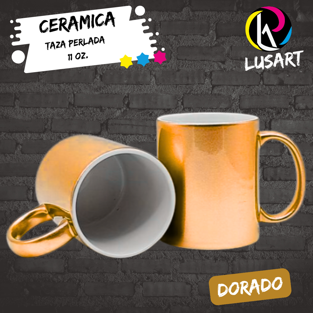 Taza Perlada de 11oZ Personalizada